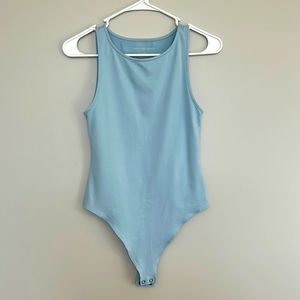American Eagle blue bodysuit, size S
